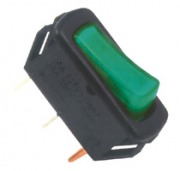  STV 04 one-circuit two-position toggle switch, 31x11mm, green